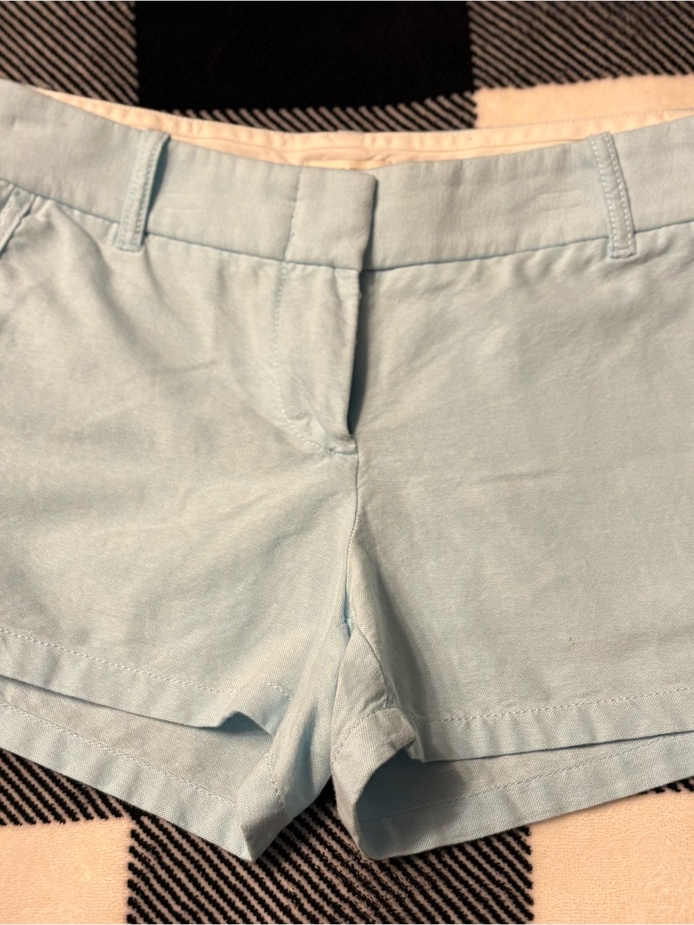 J. Crew Pale Blue High-Rise Women's Shorts
